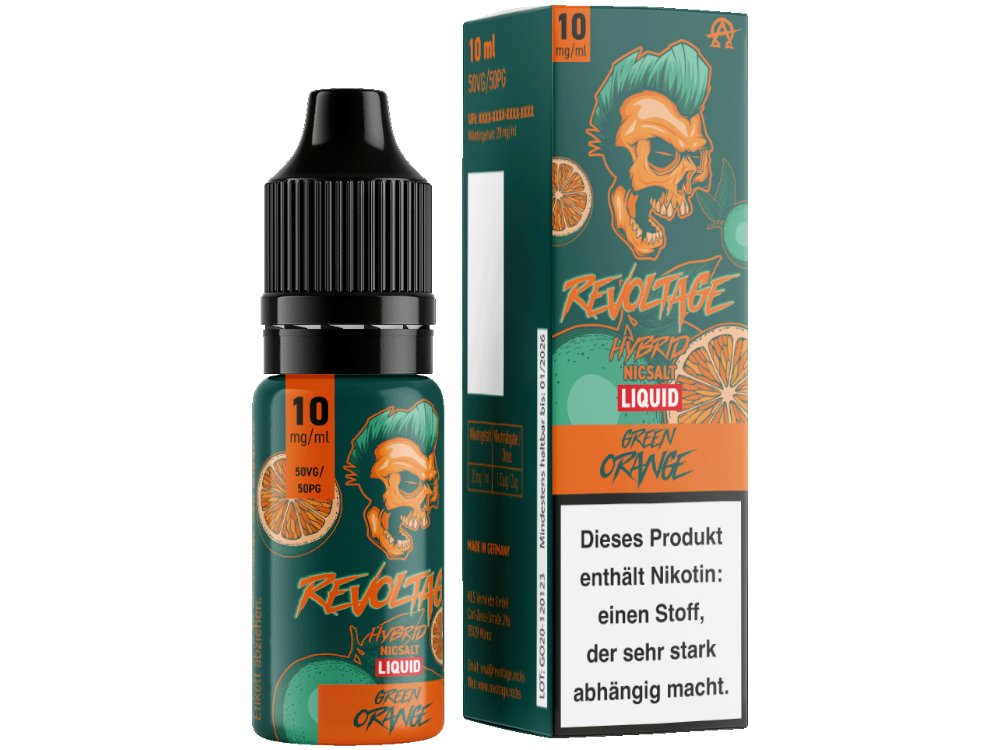 Revoltage - Green Orange - Hybrid Nikotinsalz Liquid