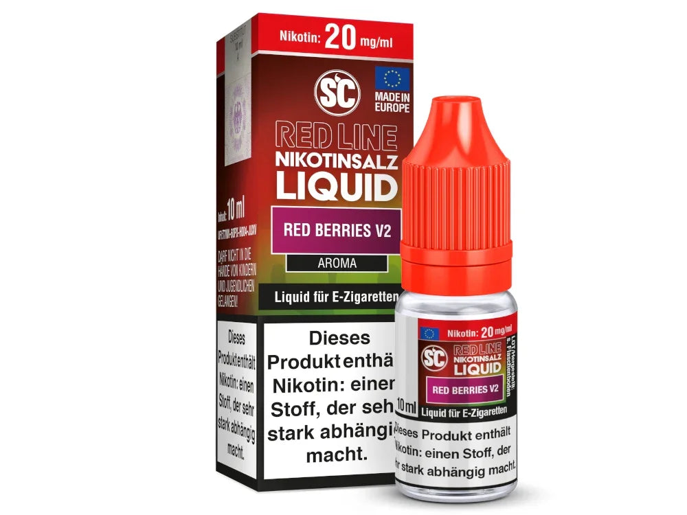 SC - Red Line - Red Berries V2 - Nikotinsalz Liquid - 1er Packung / 0 mg/ml time4smoke.de