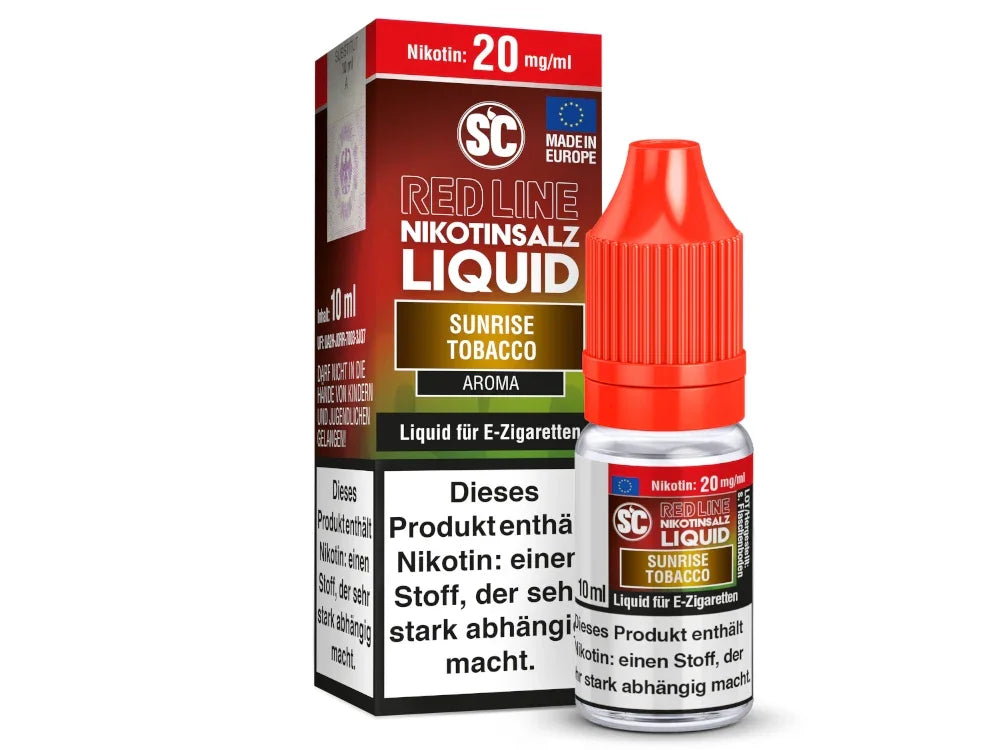 SC - Red Line - Sunrise Tobacco - Nikotinsalz Liquid - 1er Packung / 20 mg/ml time4smoke.de