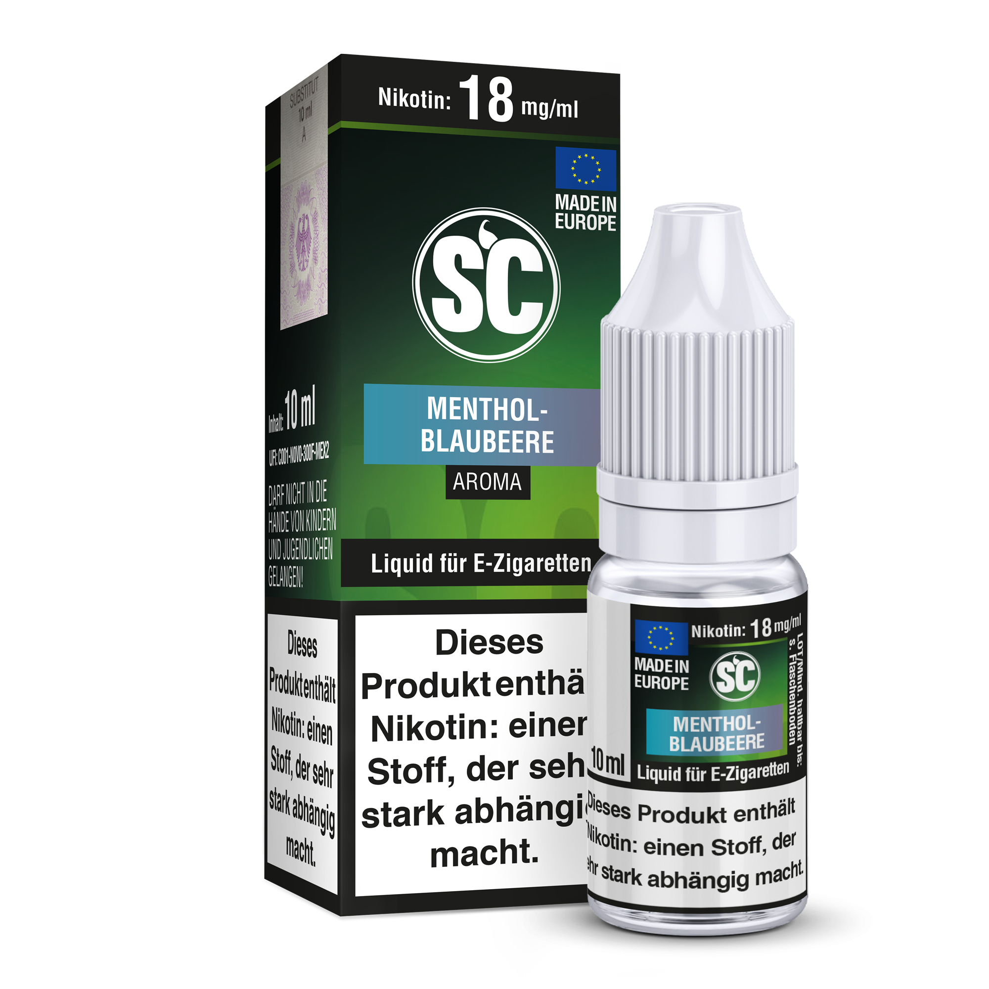 SC - Menthol-Blaubeere - Liquid