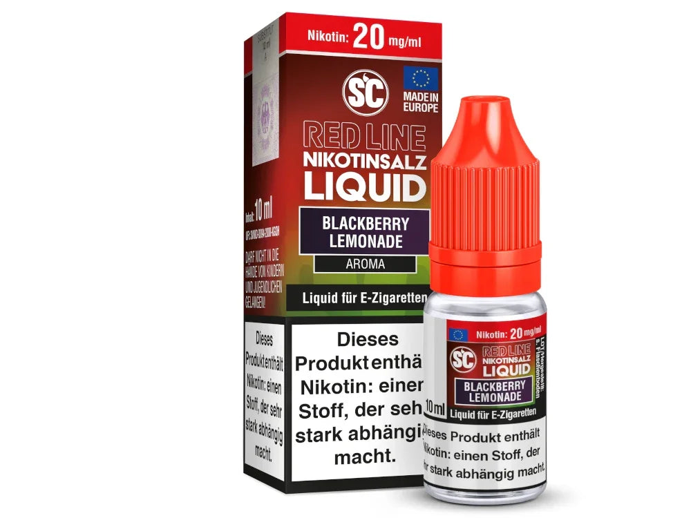 SC - Red Line - Blackberry Lemonade - Nikotinsalz Liquid - 1er Packung / 20 mg/ml time4smoke.de
