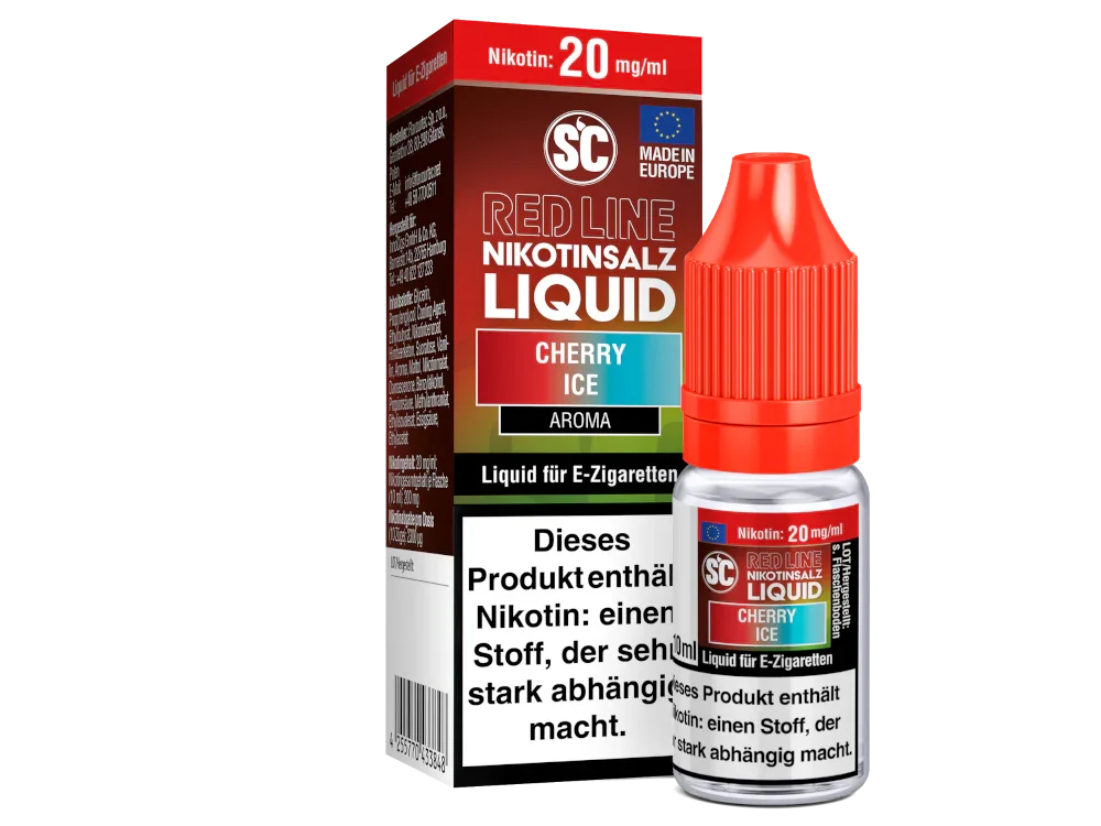 SC - Red Line - Cherry Ice - Nikotinsalz Liquid - 1er Packung / 20 mg/ml time4smoke.de