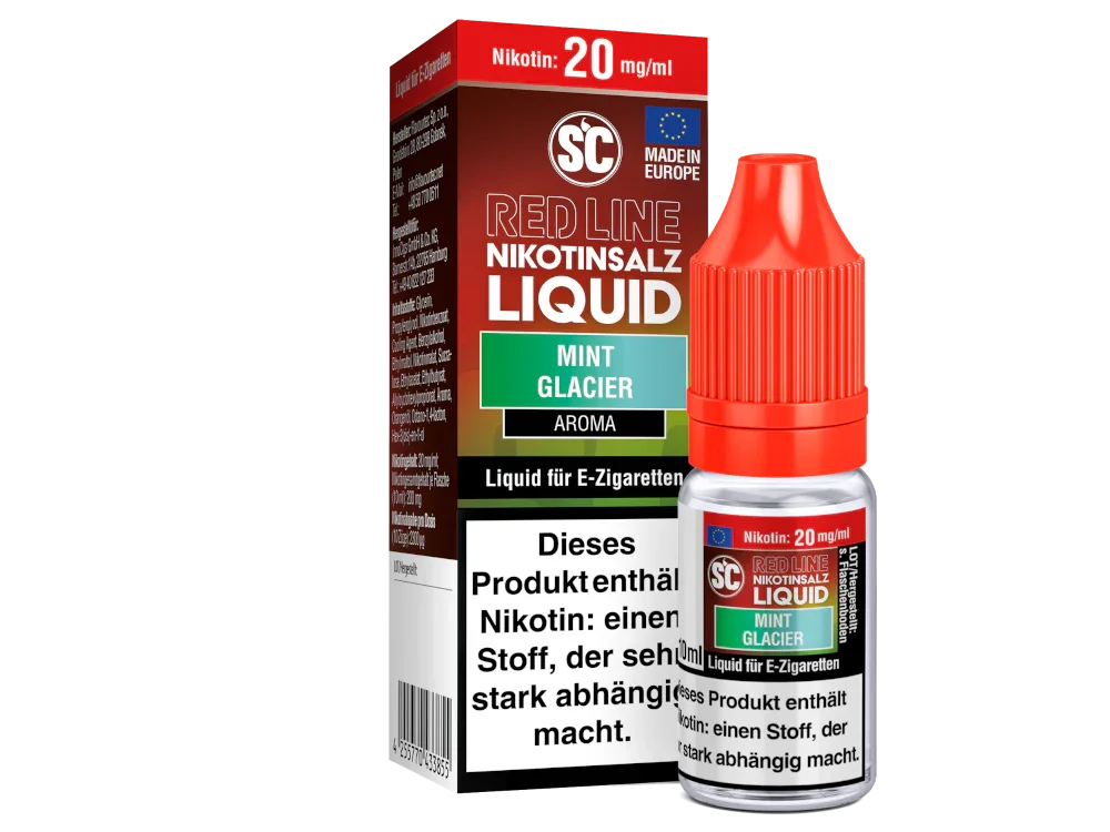 SC - Red Line - Mint Glacier - Nikotinsalz Liquid - 1er Packung / 20 mg/ml time4smoke.de