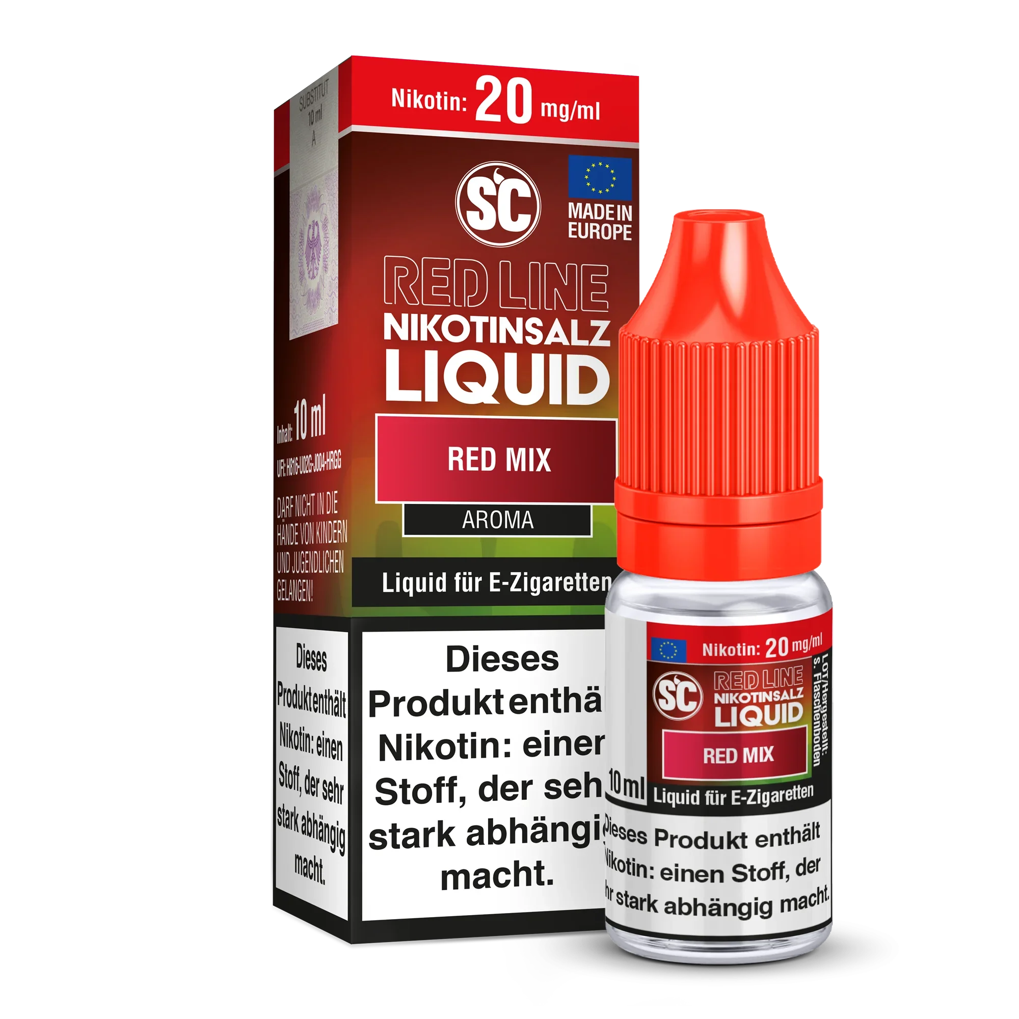 SC - Red Line - Red Mix - Nikotinsalz Liquid - 1er Packung / 20 mg/ml time4smoke.de