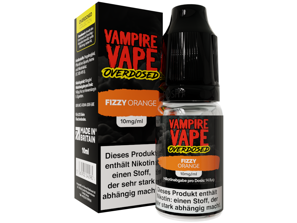 Vampire Vape - Overdosed - Fizzy Orange - Nikotinsalz Liquid
