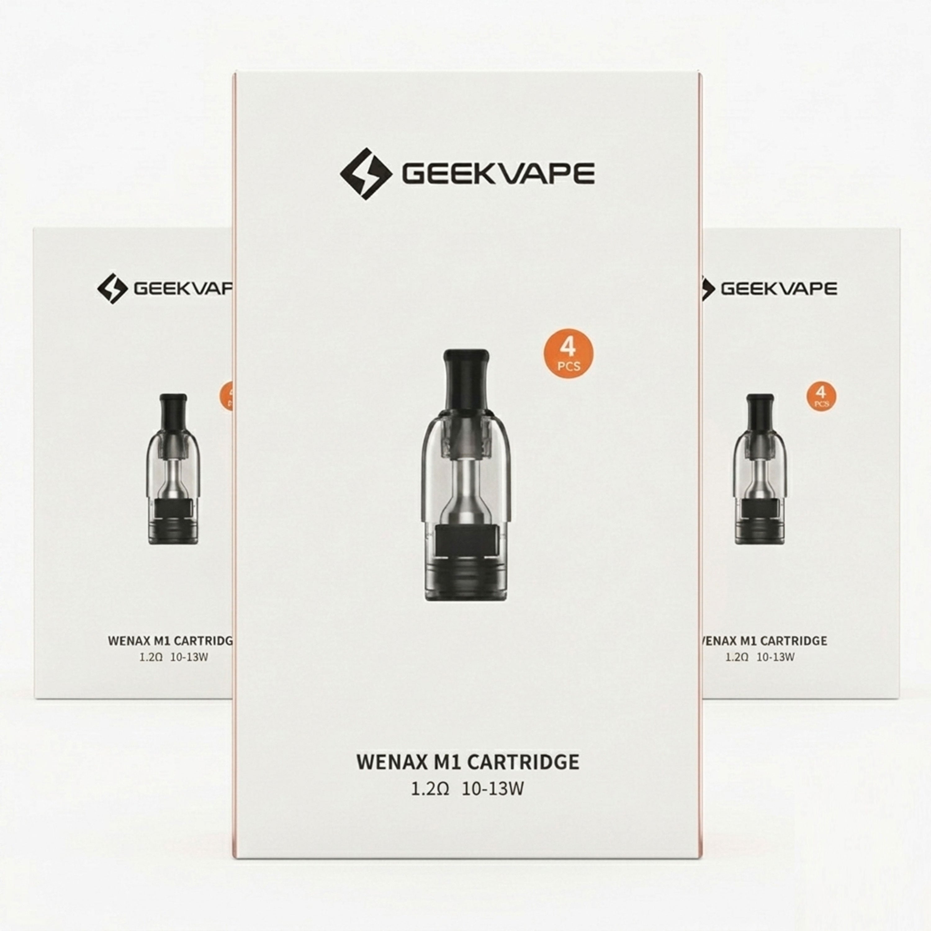 GeekVape Wenax M1 Pods 12er Set (3x4 Pack) | 0.8 & 1.2 Ohm