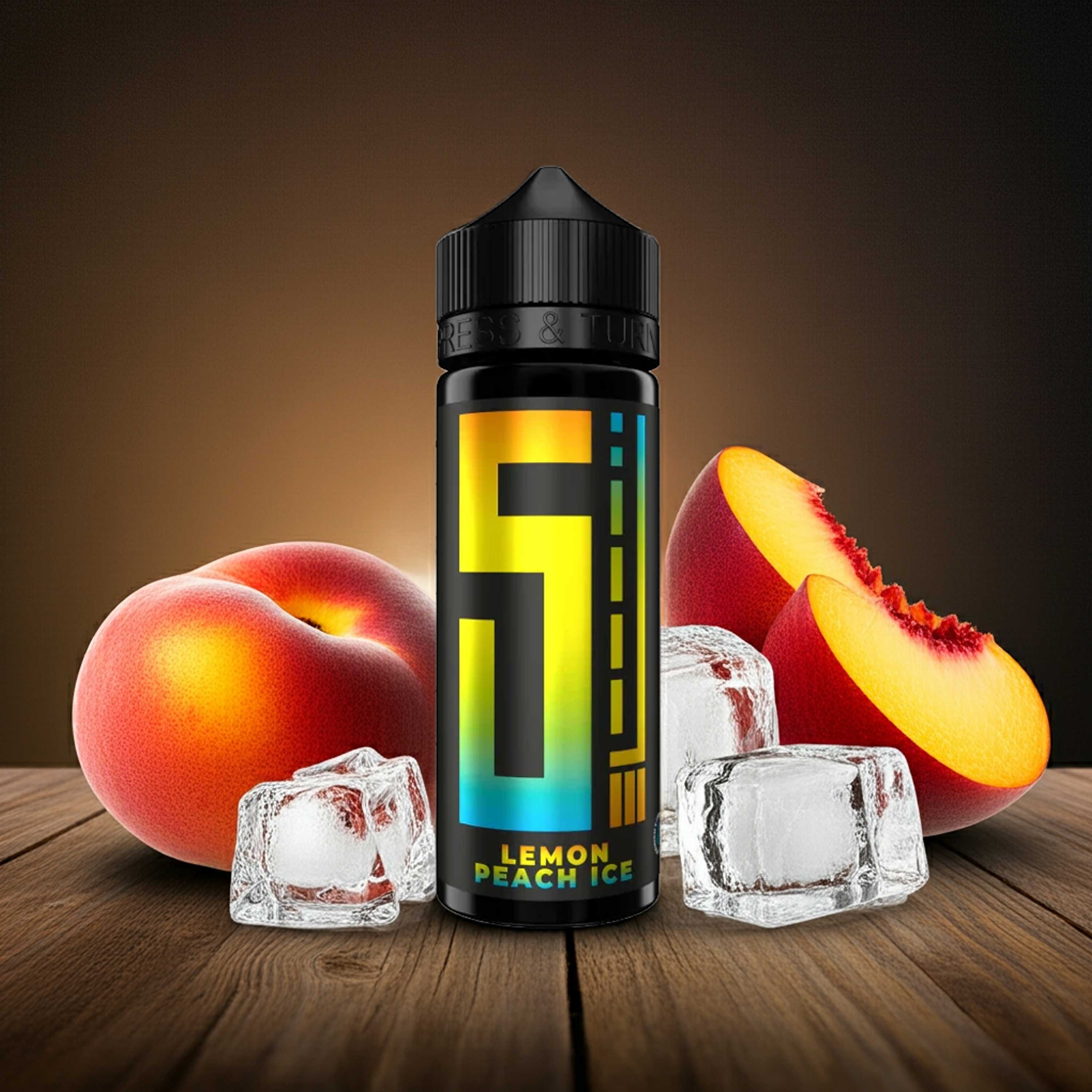 5EL - Lemon Peach on Ice - Longfill Aroma 10 ml