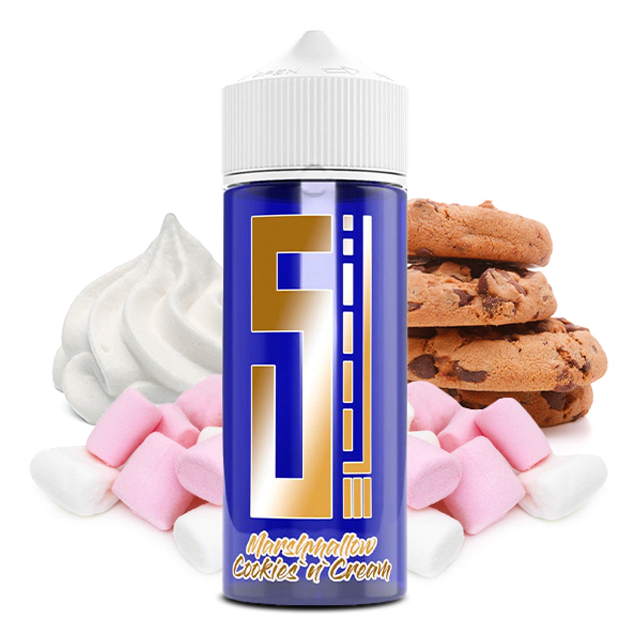 5EL - Blue Overdosed - Marshmallow Cookies'n'Cream - Longfill Aroma 10 ml