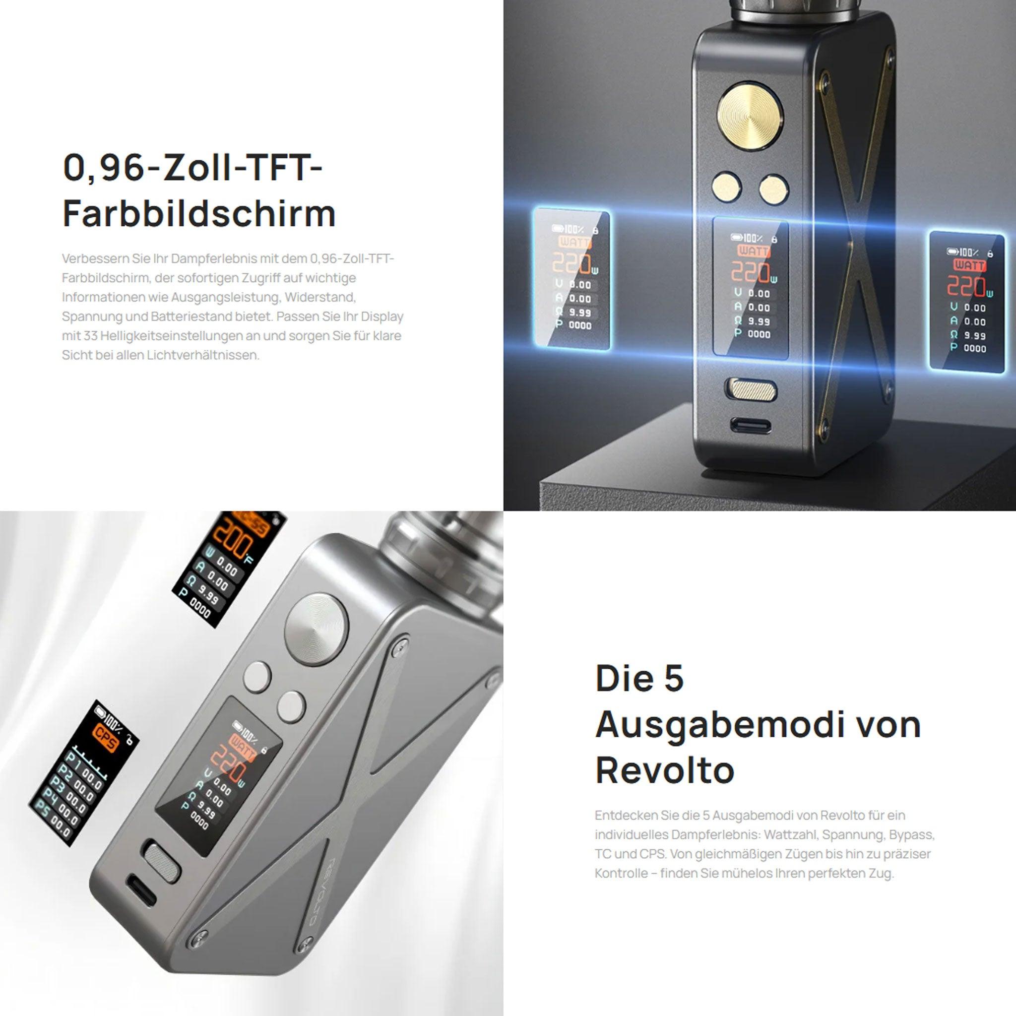 Aspire - Revolto Kit (6 ml) E-Zigarette