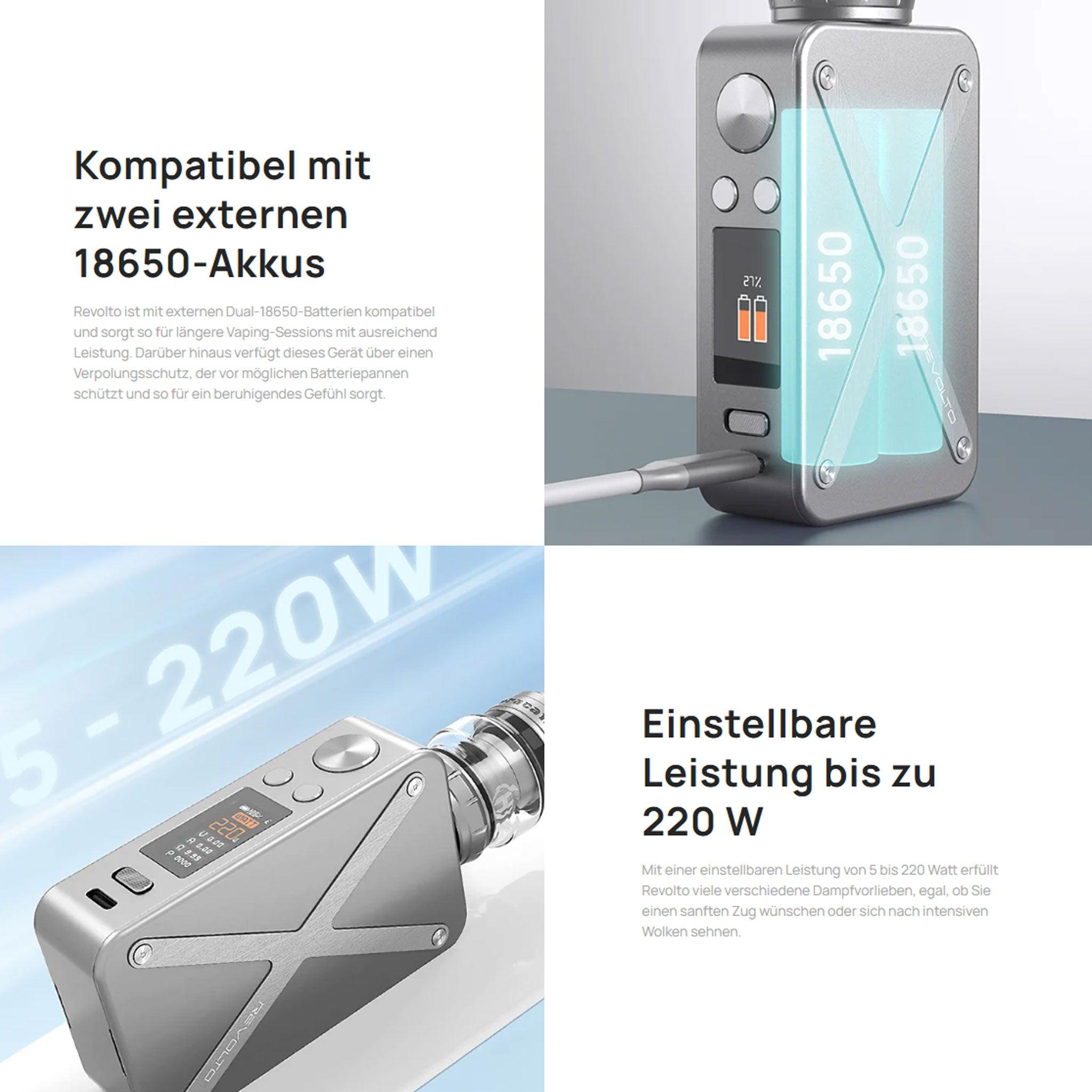 Aspire - Revolto Kit (6 ml) E-Zigarette