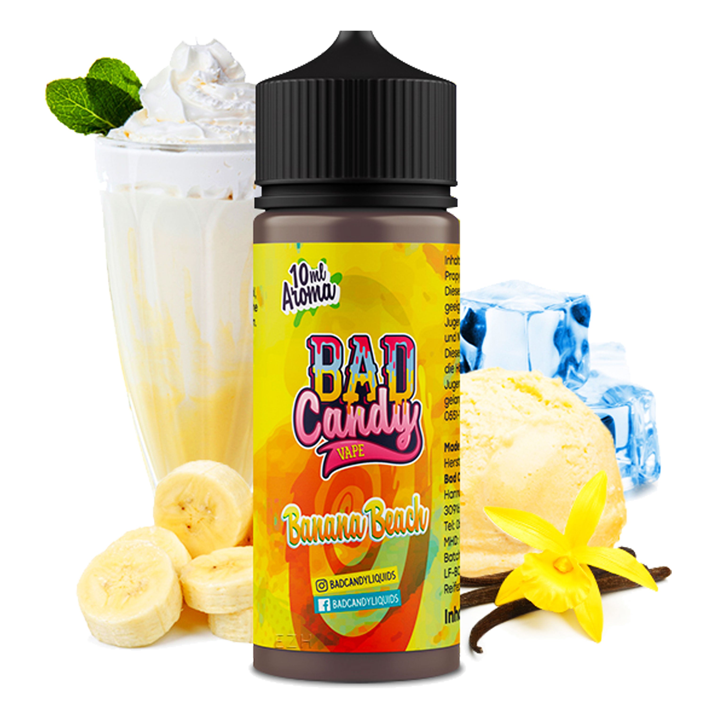 Bad Candy Liquids - Banana Beach (10 ml in 120 ml LF) - Longfill-Aroma