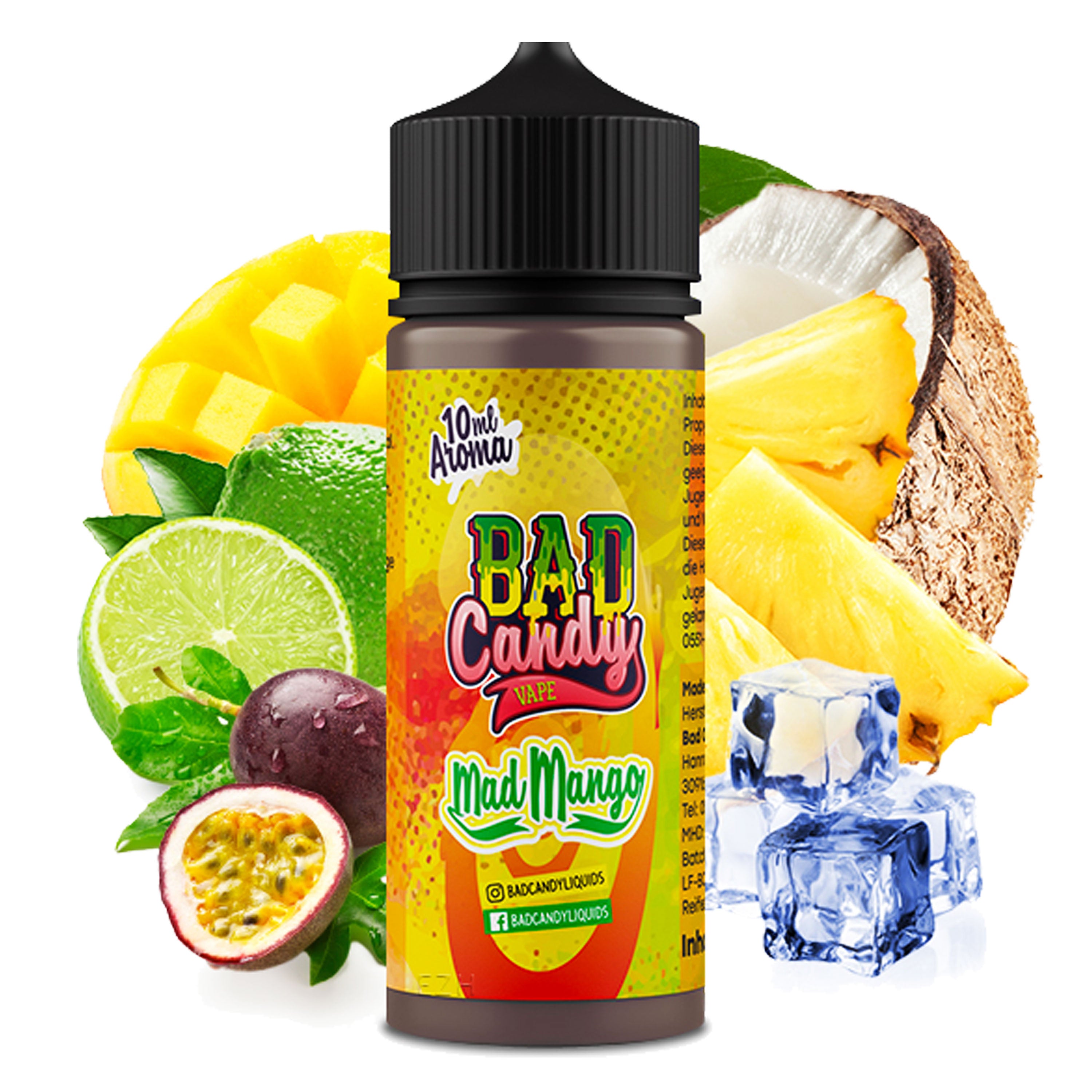 Bad Candy Liquids - Mad Mango - Longfill Aroma 10 ml