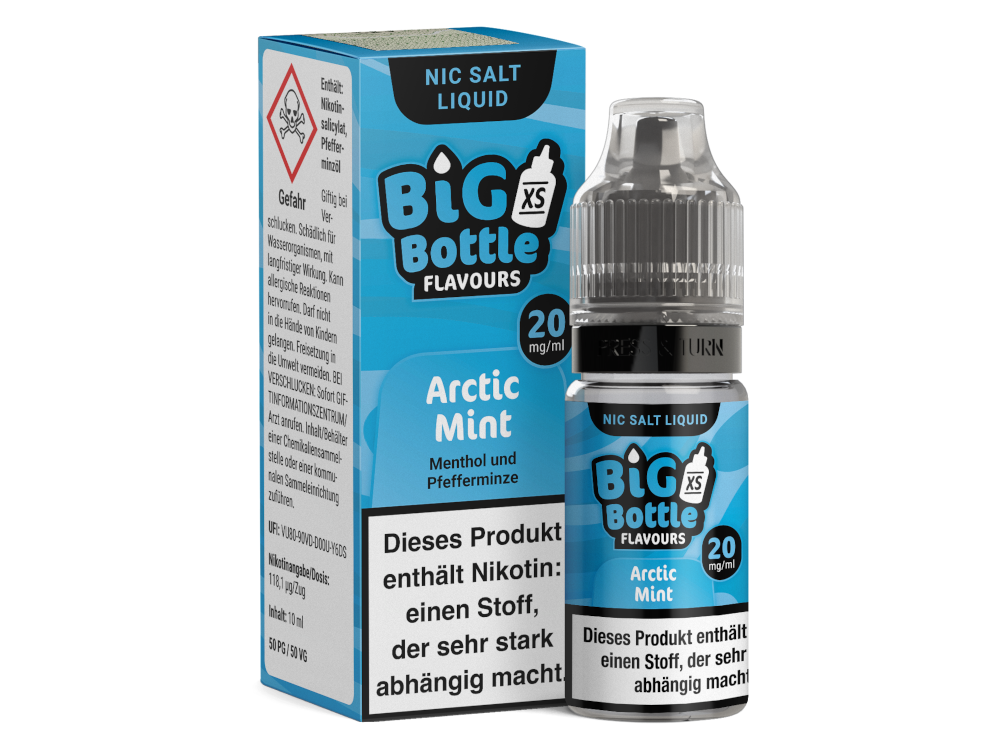 Big Bottle - Artic Mint - Nikotinsalz Liquid - time4smoke