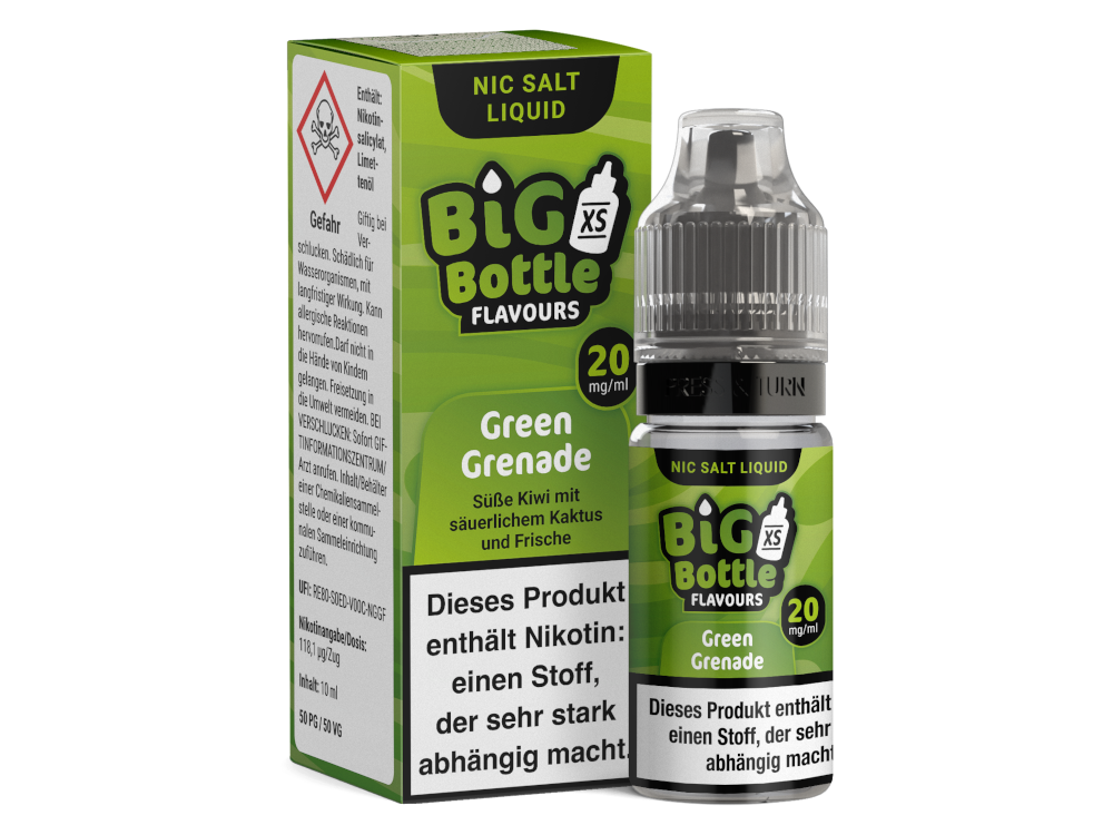 Big Bottle - Green Grenade - Nikotinsalz Liquid - time4smoke