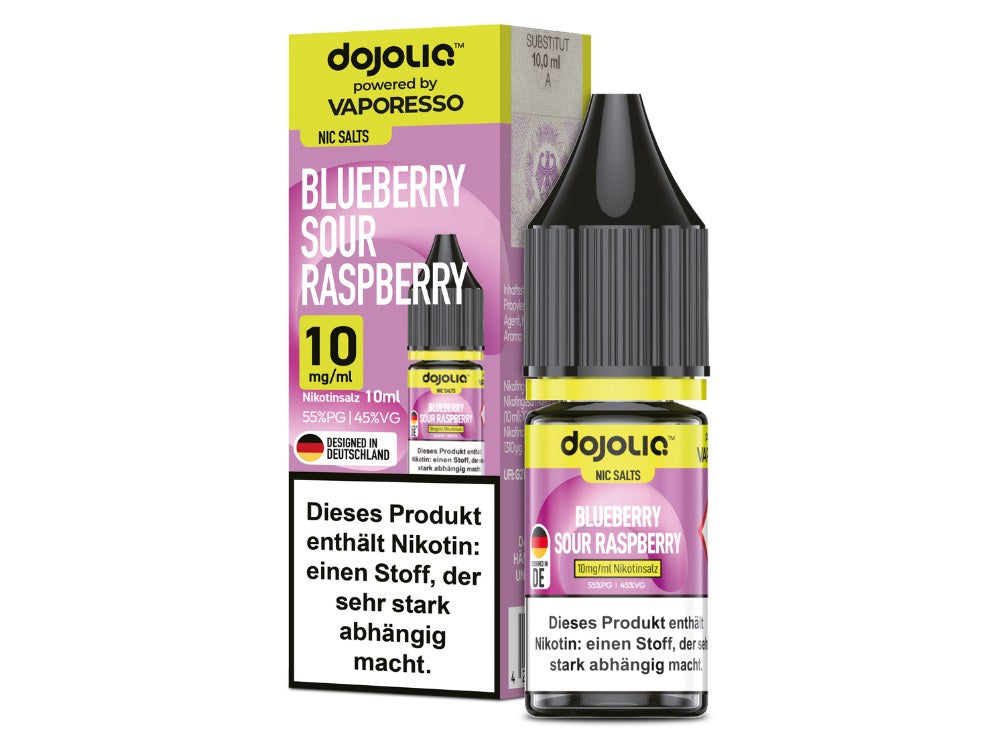 Dojoliq - Blueberry Sour Raspberry - Nikotinsalz Liquid