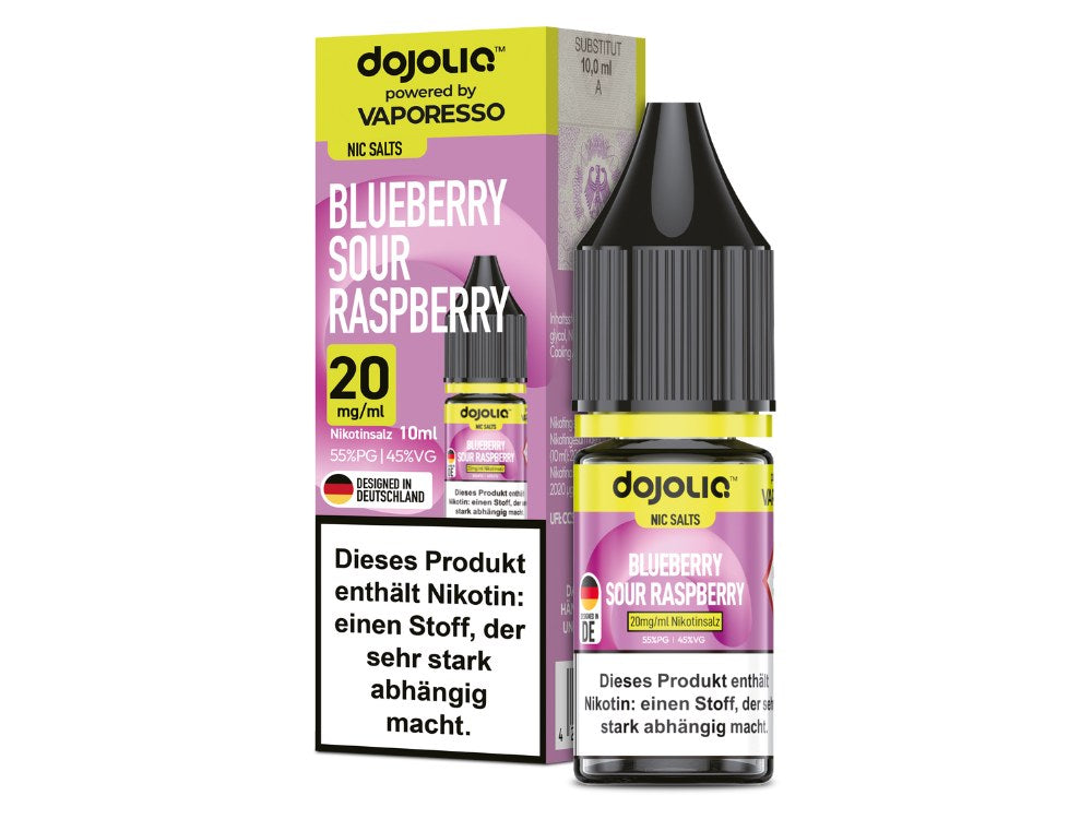 Dojoliq - Blueberry Sour Raspberry - Nikotinsalz Liquid
