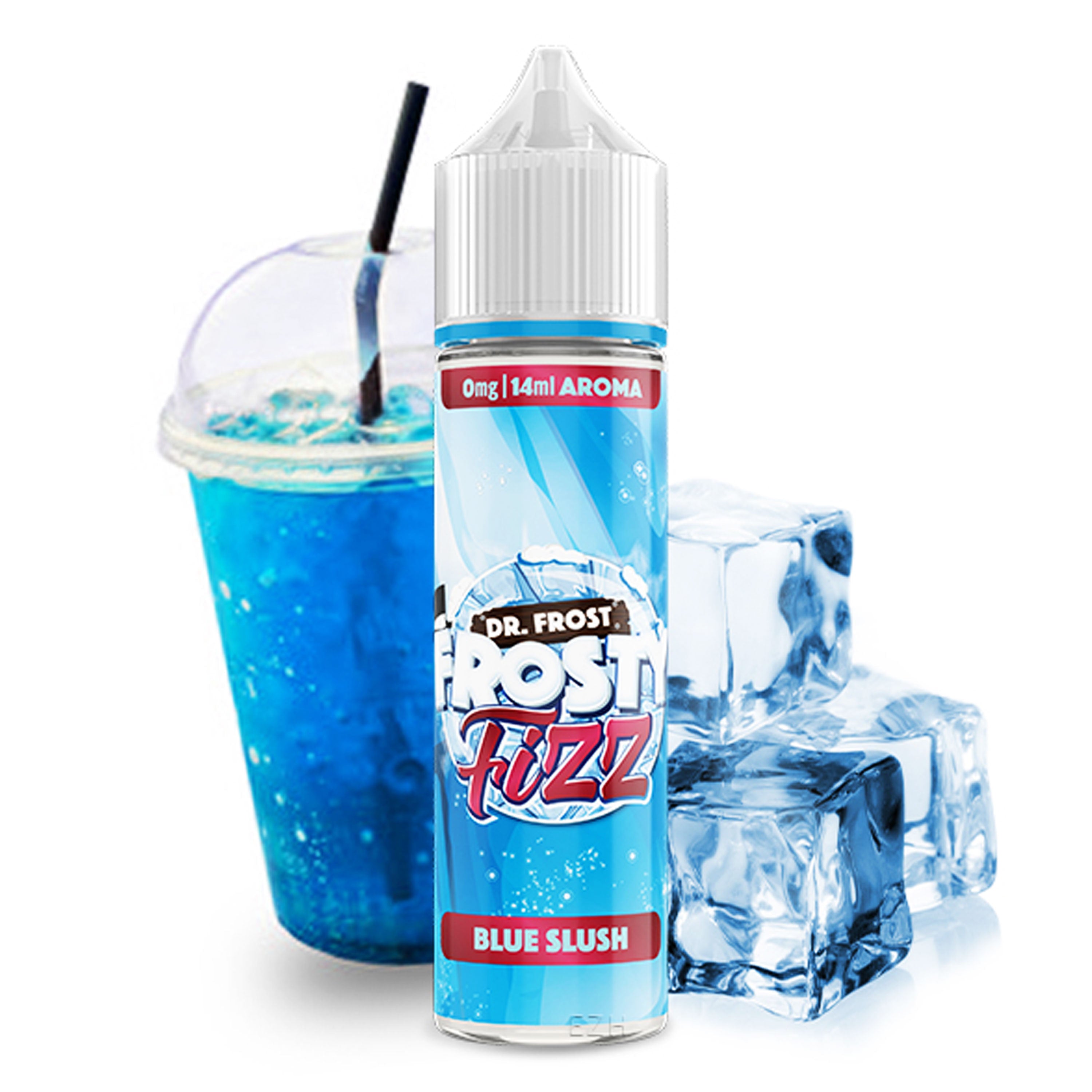 Dr. Frost - Frosty Fizz - Blue Slush (14 ml in 60 ml LF) - Longfill-Aroma
