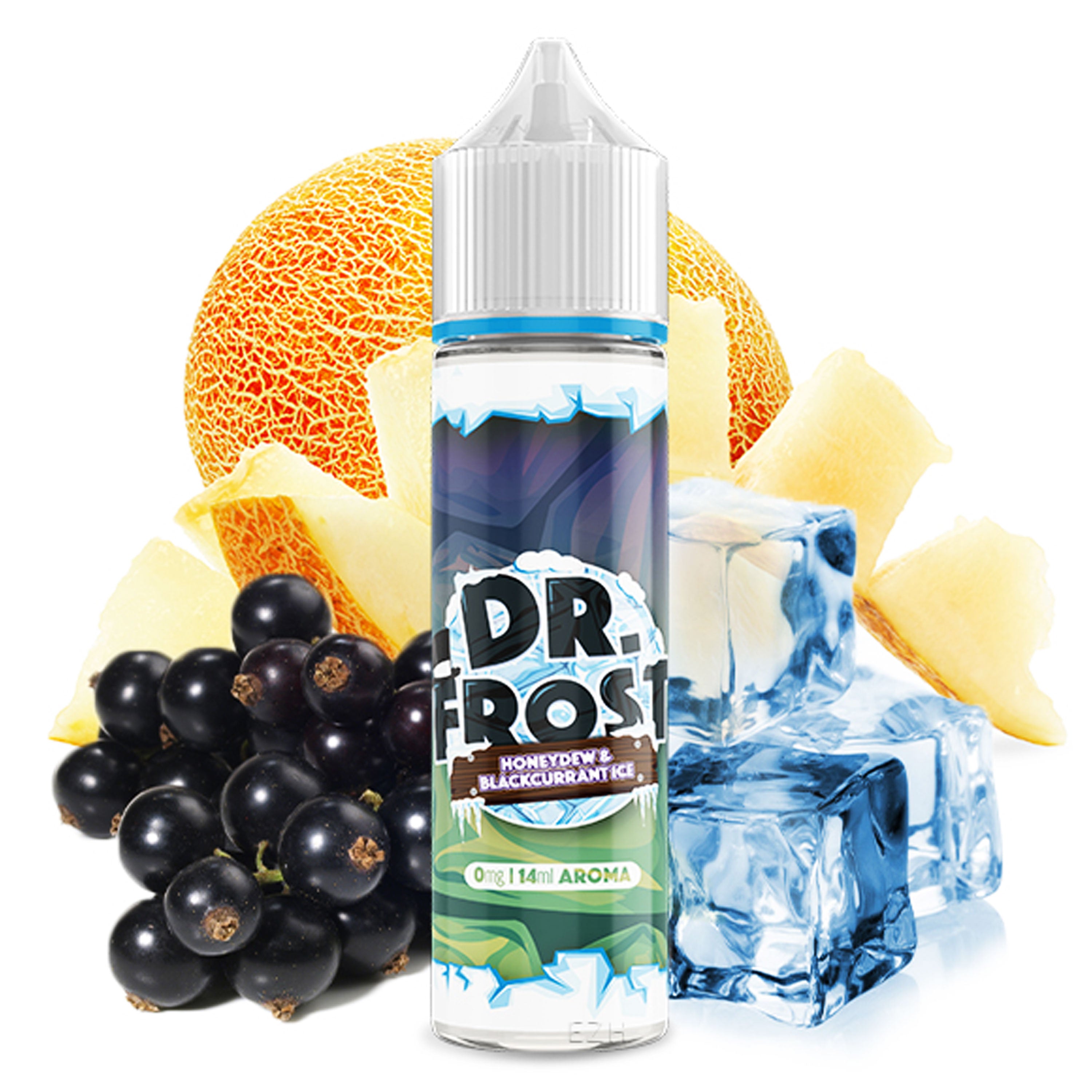 Dr. Frost - Ice Cold - Honeydew Blackcurrant (14 ml in 60 ml LF) - Longfill-Aroma