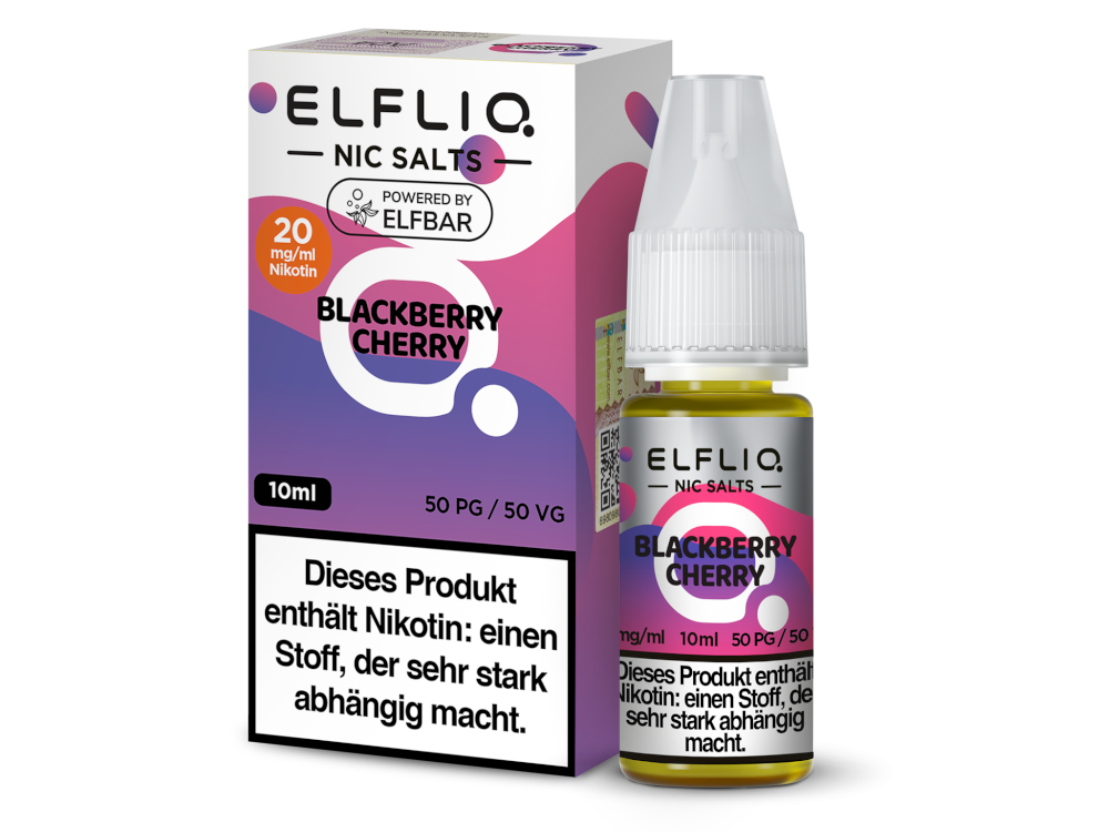 ELFLIQ - Blackberry Cherry - Nikotinsalz Liquid