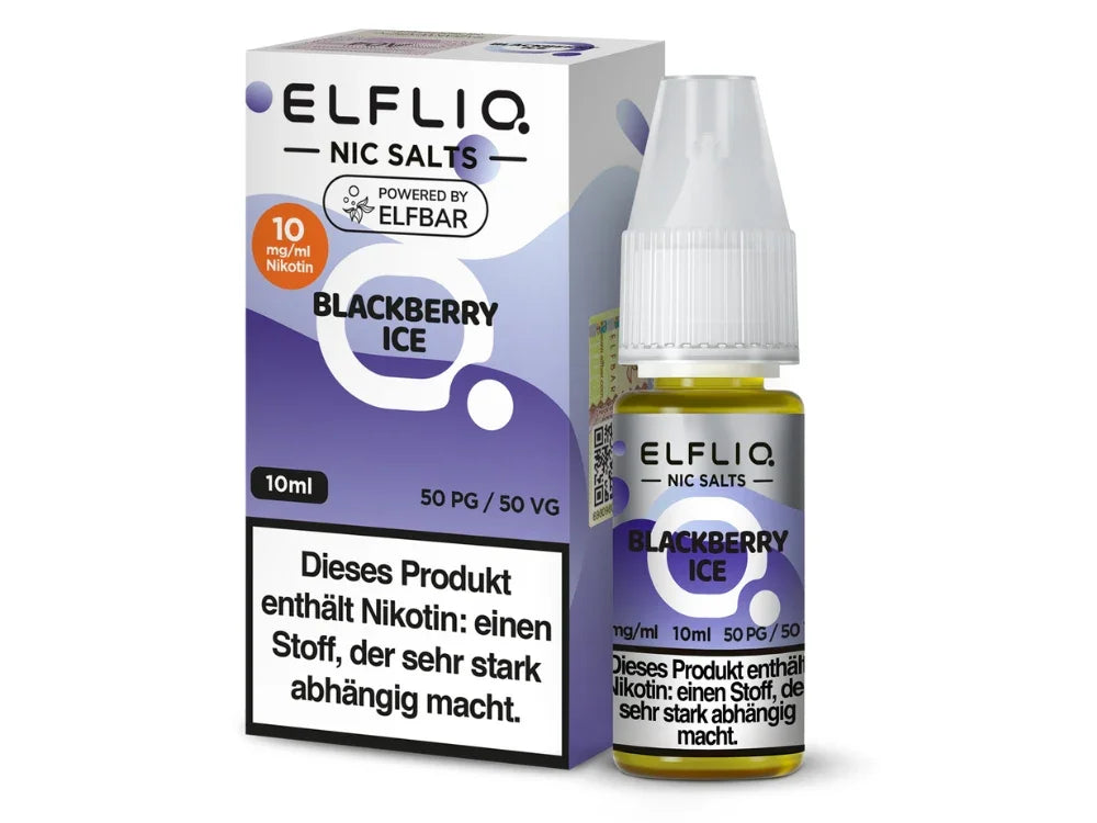 ELFLIQ - Blackberry Ice - Nikotinsalz Liquid - 1er Packung / 10 mg/ml time4smoke.de