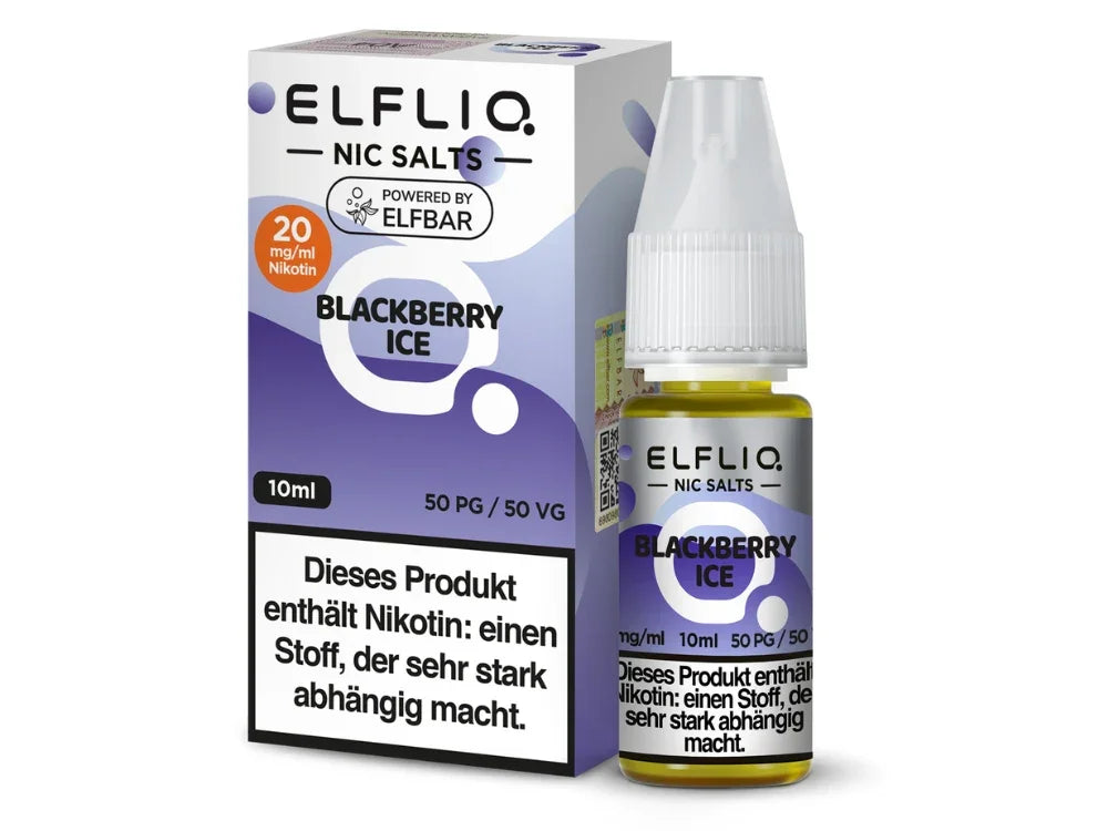 ELFLIQ - Blackberry Ice - Nikotinsalz Liquid - 1er Packung / 20 mg/ml time4smoke.de
