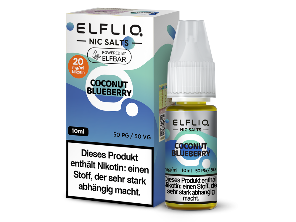 ELFLIQ - Coconut Blueberry - Nikotinsalz Liquid
