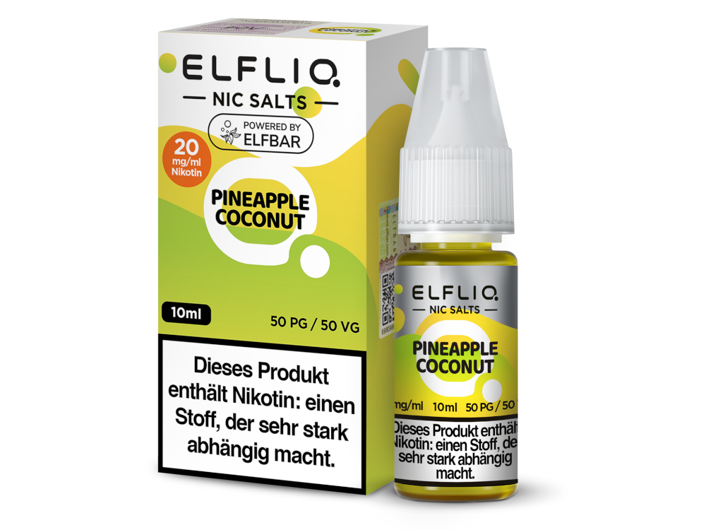 ELFLIQ - Pineapple Coconut - Nikotinsalz Liquid