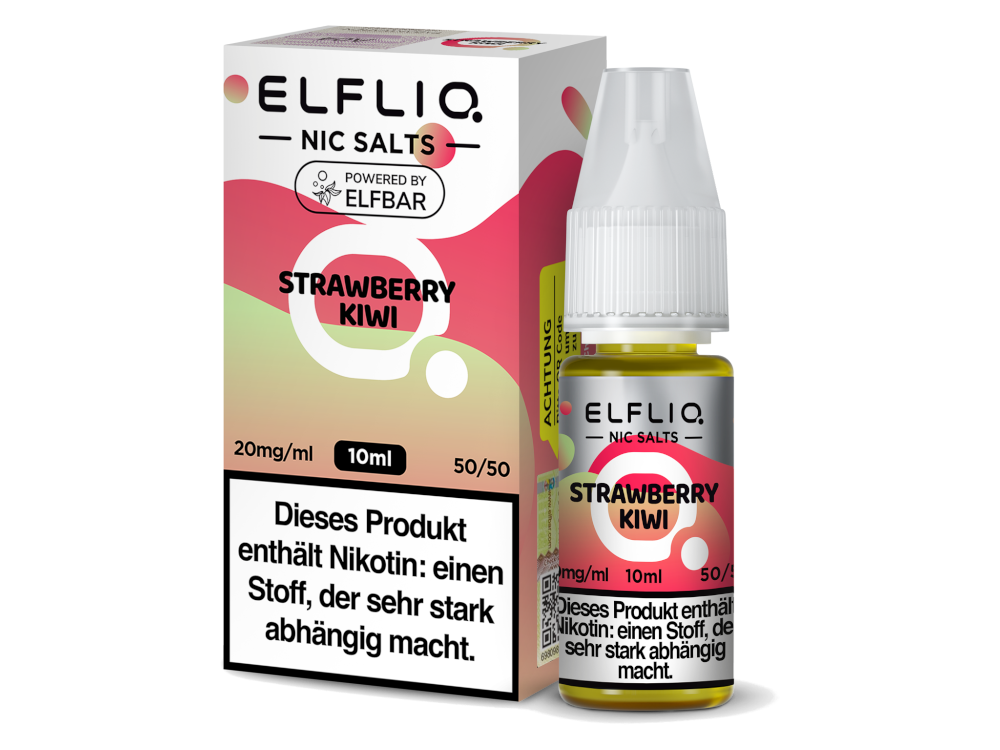 ELFLIQ - Strawberry Kiwi - Nikotinsalz Liquid - time4smoke