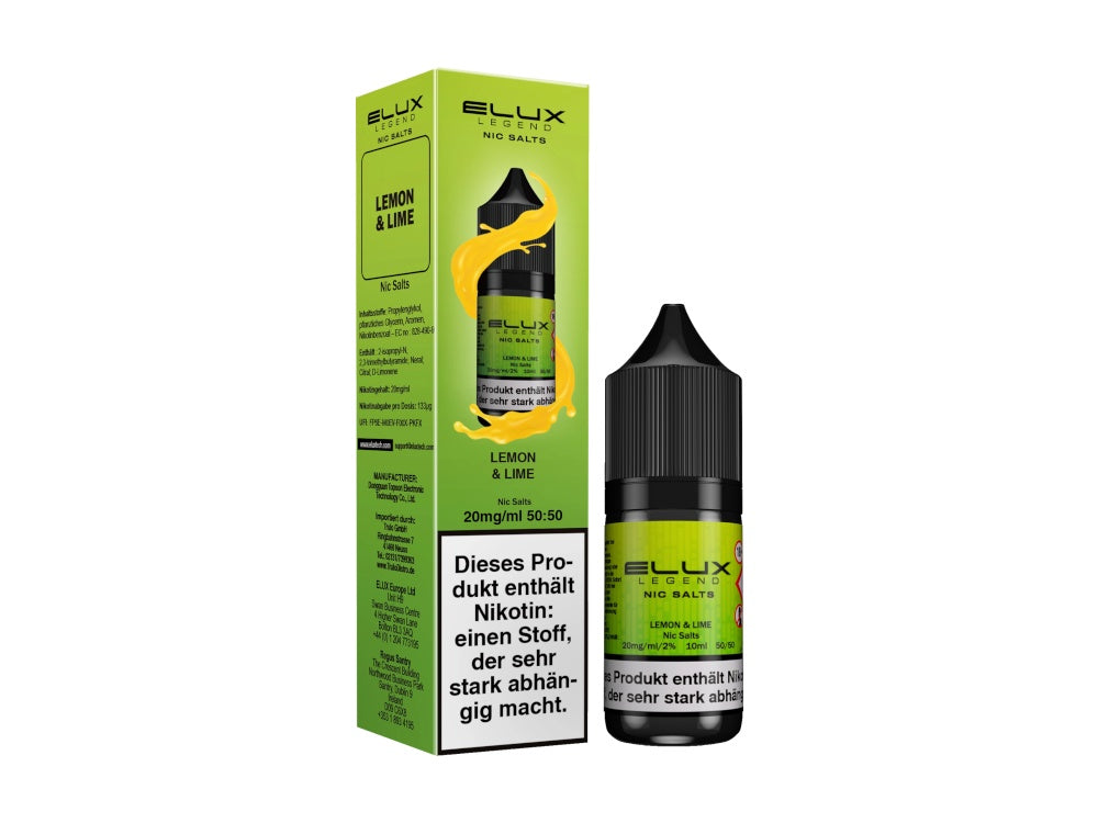 Elux - Legend - Lemon & Lime - Nikotinsalz Liquid