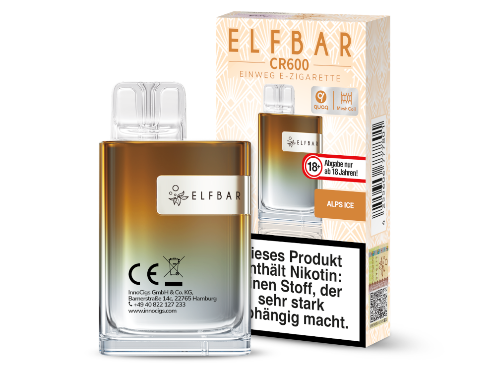 ELFBAR - CR600 - (2 ml) 20 mg/ml - Einweg E-Zigarette