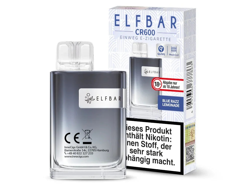 ELFBAR - CR600 - (2 ml) 20 mg/ml - Einweg E-Zigarette