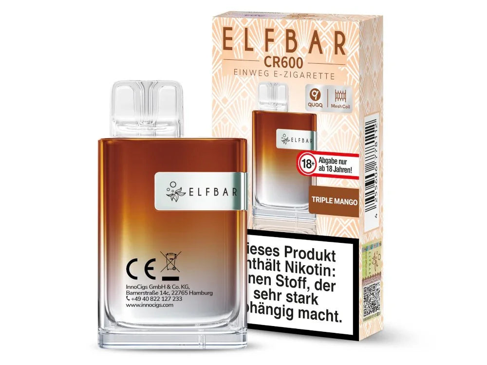 ELFBAR - CR600 - (2 ml) 20 mg/ml - Einweg E-Zigarette