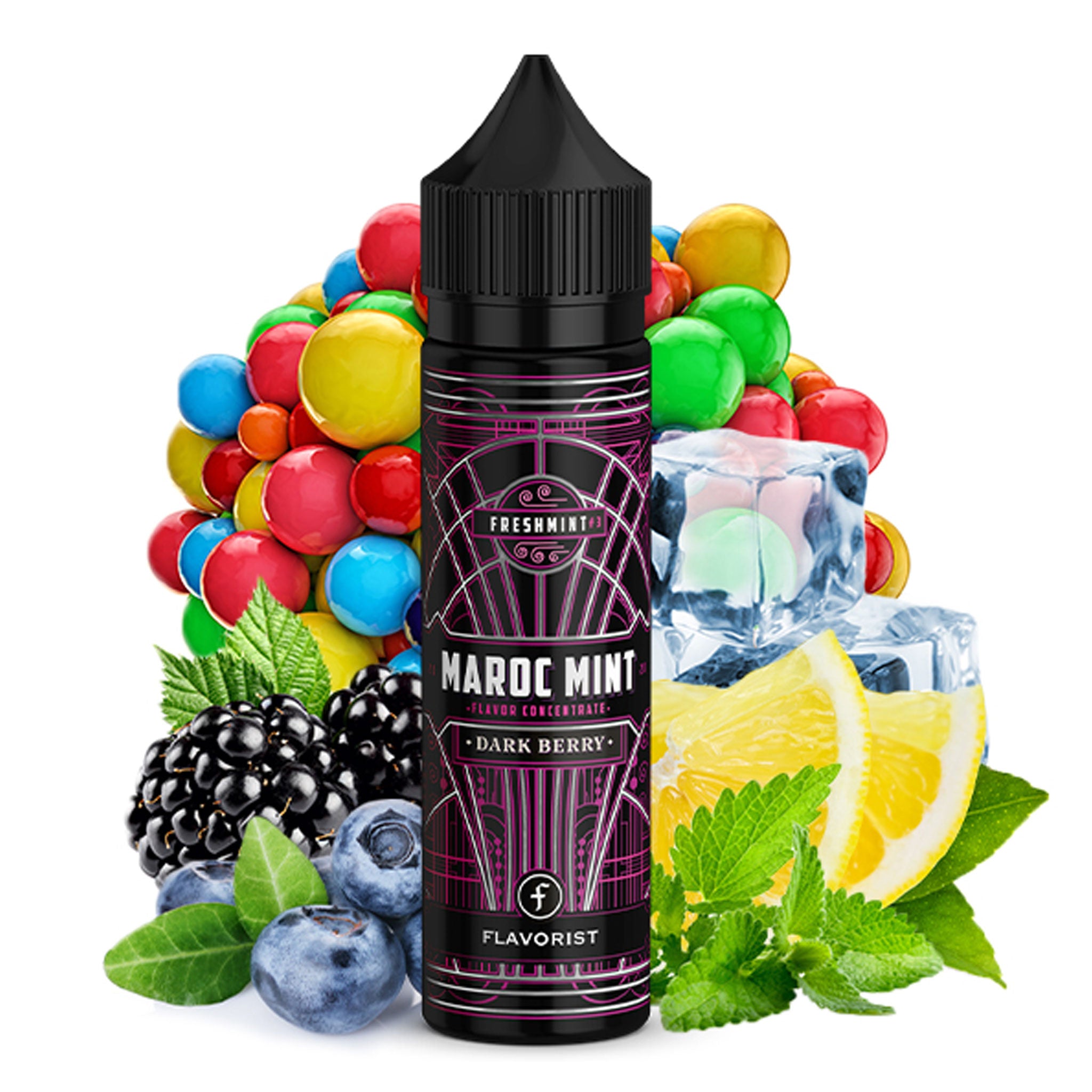 Flavorist - Maroc Mint - Dark Berry - Longfill Aroma 10 ml