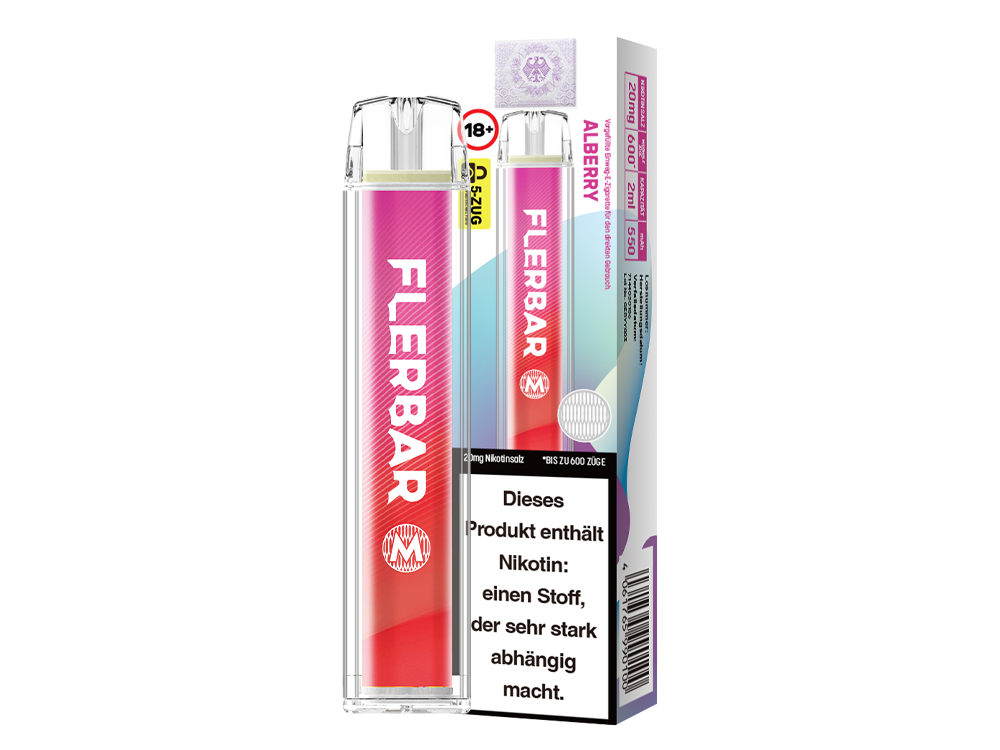 Flerbar - M - (2 ml) 20 mg/ml - Einweg E-Zigarette