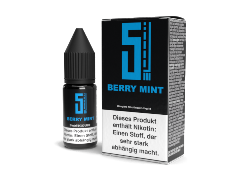 5EL - Berry Mint - Nikotinsalz Liquid - time4smoke