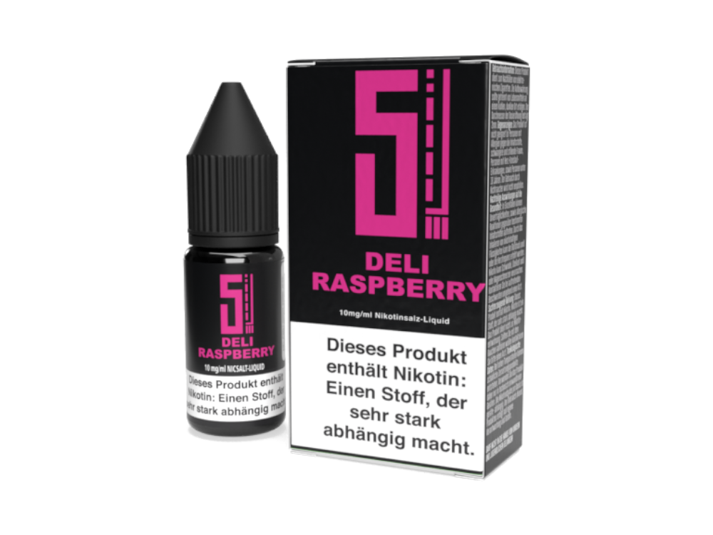 5EL - Deli Raspberry - Nikotinsalz Liquid - time4smoke