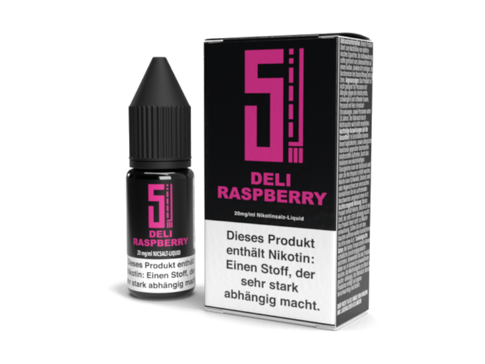 5EL - Deli Raspberry - Nikotinsalz Liquid - time4smoke