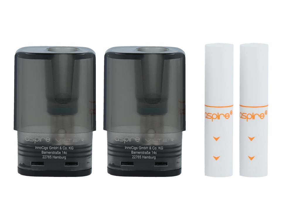 Aspire - Vilter Pod (2 ml) 0.80 / 1.00 Ohm (2 Stück) - time4smoke