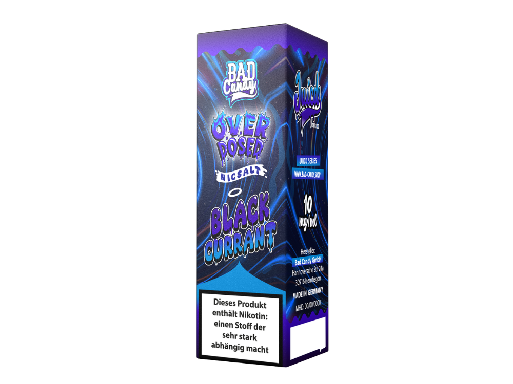 Bad Candy Liquids - Juicd - Blackcurrant - Nikotinsalz Liquid - time4smoke
