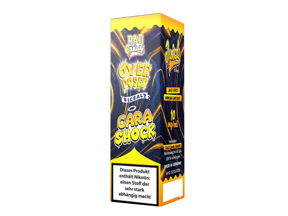Bad Candy Liquids - Juicd - Cara Shock - Nikotinsalz Liquid - Cara Shock / 1er Packung / 20 mg/ml time4smoke.de