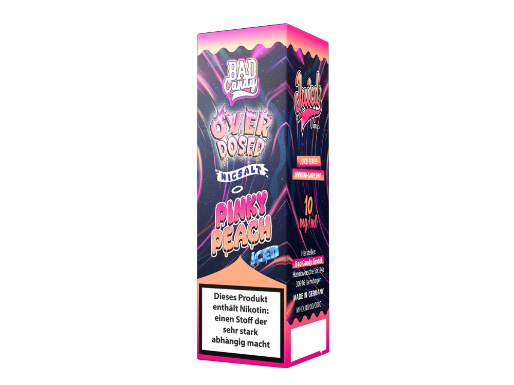 Bad Candy Liquids - Juicd - Pinky Peach - Nikotinsalz Liquid - time4smoke