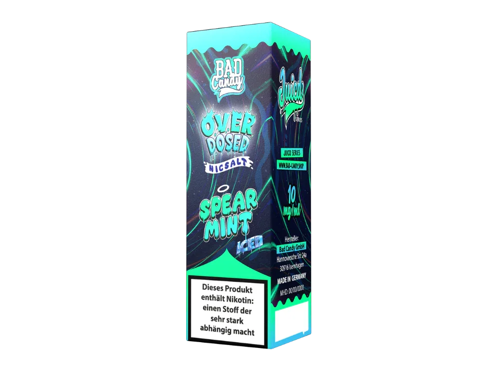 Bad Candy Liquids - Juicd - Spearmint - Nikotinsalz Liquid - time4smoke