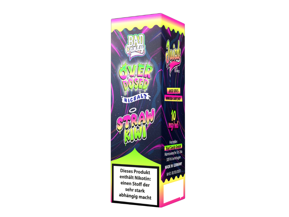 Bad Candy Liquids - Juicd - Straw Kiwi - Nikotinsalz Liquid - time4smoke