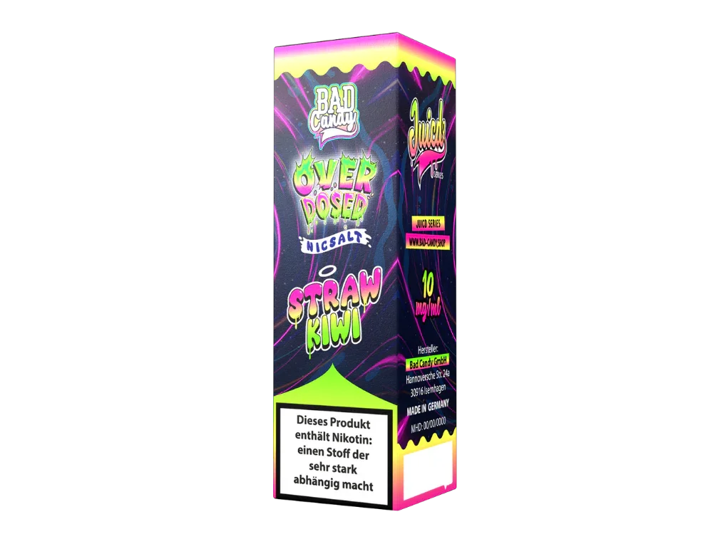 Bad Candy Liquids - Juicd - Straw Kiwi - Nikotinsalz Liquid - time4smoke
