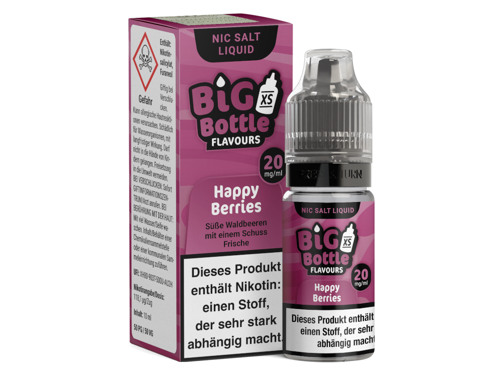 Big Bottle - Happy Berries - Nikotinsalz Liquid