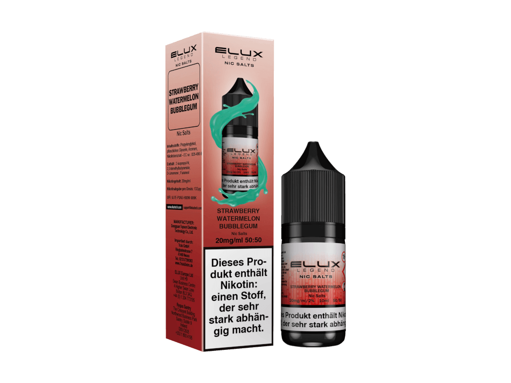 Elux - Legend - Strawberry Watermelon Bubblegum - Nikotinsalz Liquid - time4smoke