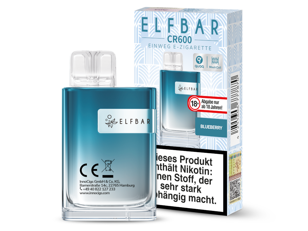 ELFBAR - CR600 - (2 ml) 20 mg/ml - Einweg E-Zigarette