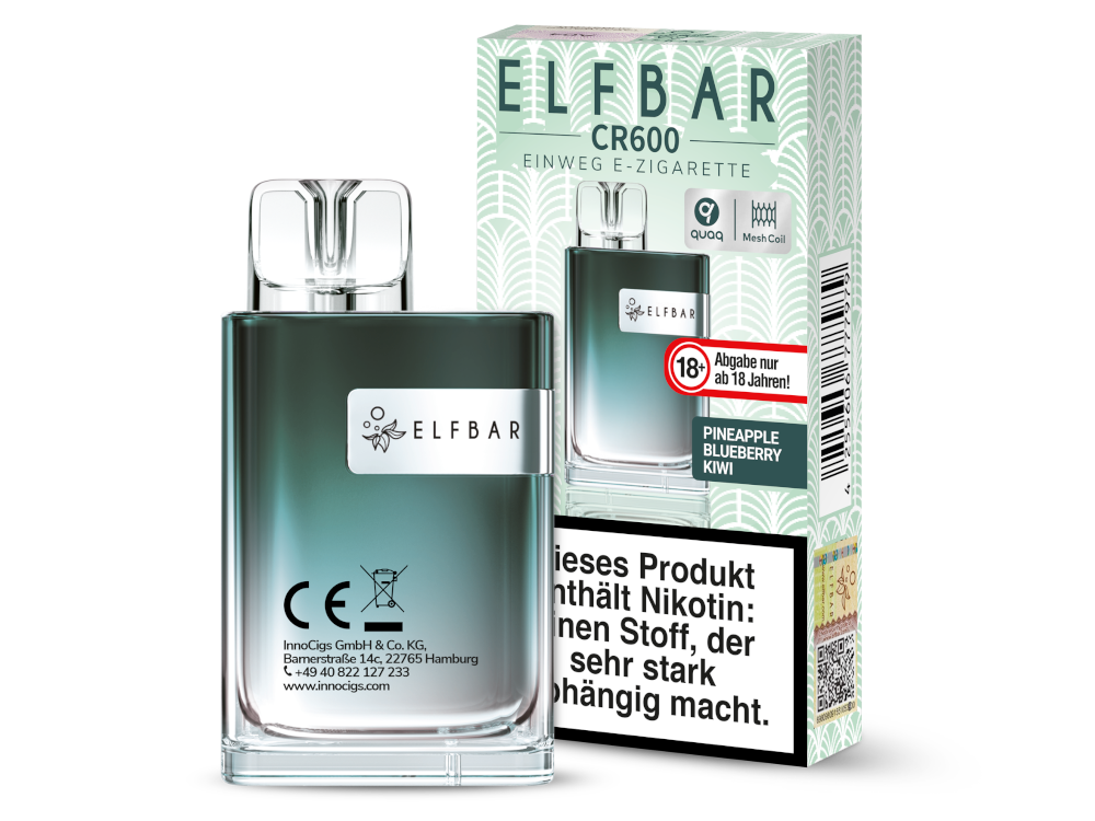 ELFBAR - CR600 - (2 ml) 20 mg/ml - Einweg E-Zigarette - time4smoke