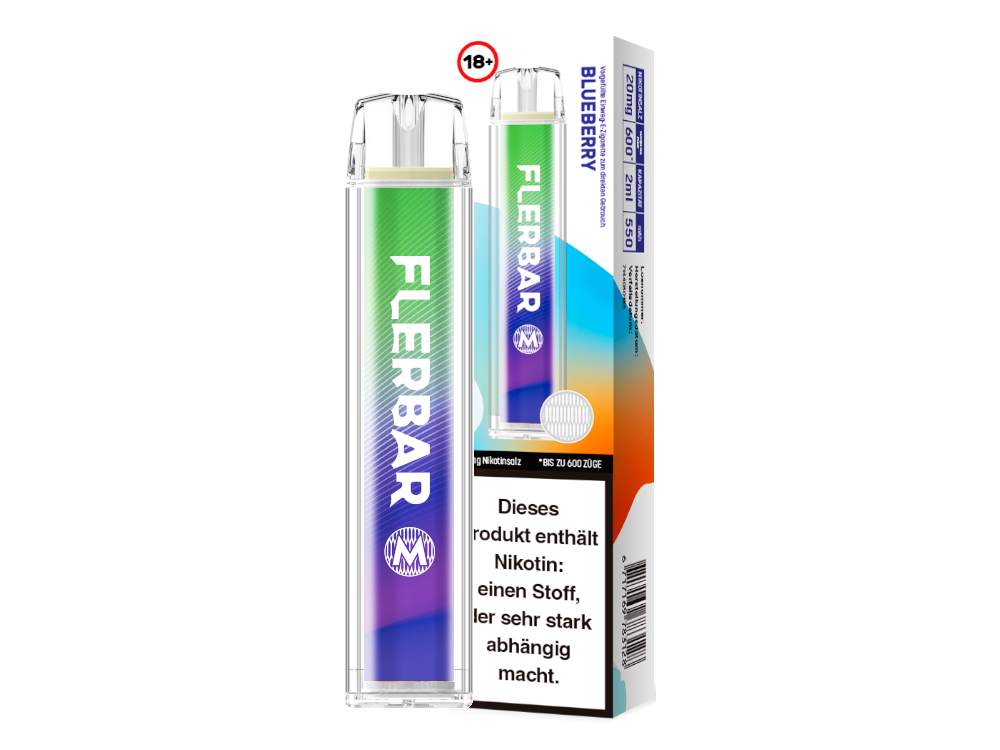 Flerbar - M - (2 ml) 20 mg/ml - Einweg E-Zigarette