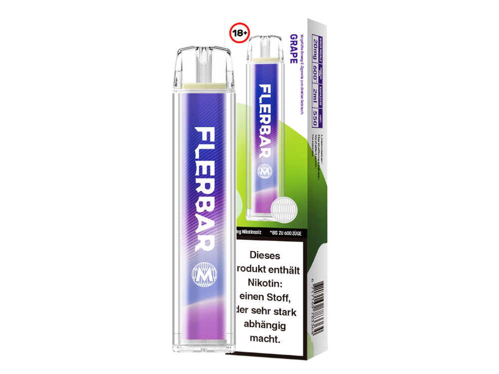 Flerbar - M - (2 ml) 20 mg/ml - Einweg E-Zigarette